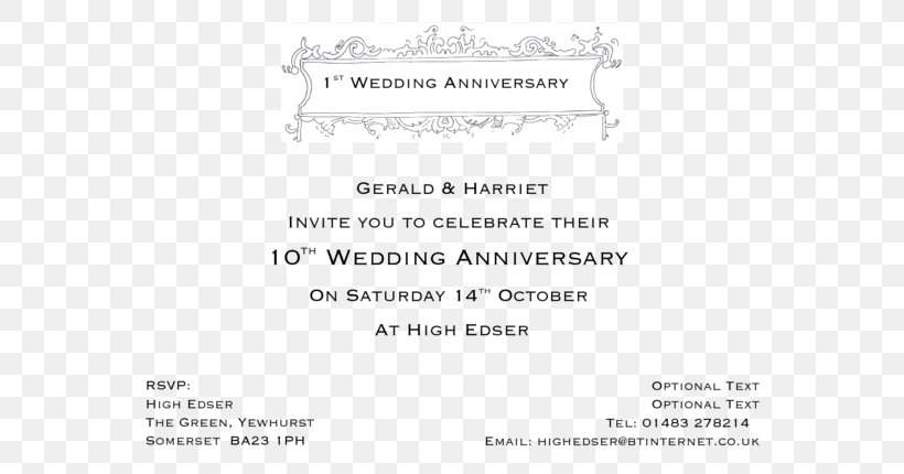Document Wedding Invitation Party Anniversary Not Everyone Makes It, PNG, 600x430px, Document, Anniversary, Area, Brand, Diagram Download Free