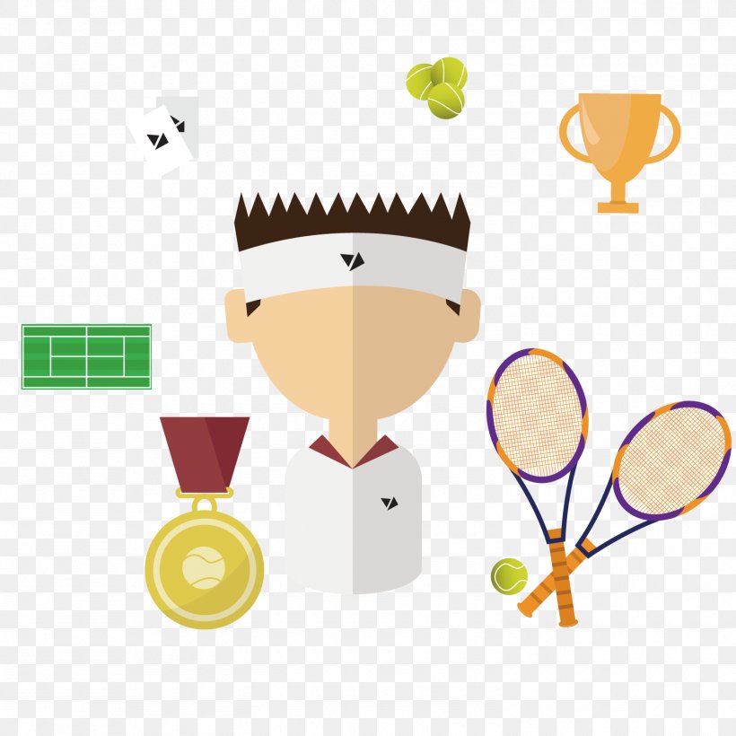 Tennis Badminton Racket Illustration, PNG, 1500x1500px, Tennis, Area, Badminton, Material, Net Download Free