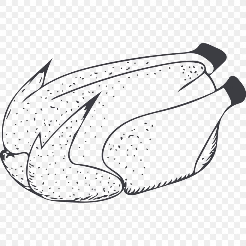 Chicken Meat, PNG, 1000x1000px, Chicken, Black, Black And White, Chicken Meat, Drawing Download Free