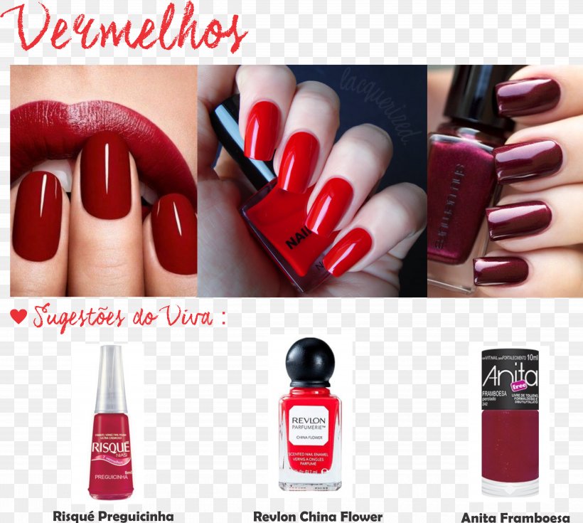 Nail Polish Manicure Color Red, PNG, 5000x4486px, Nail Polish, Color, Cosmetics, Dye, Eye Shadow Download Free