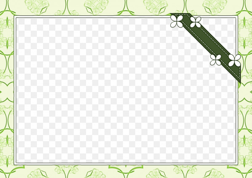 Picture Frame, PNG, 1615x1144px, Flower Frame, Floral Frame, Green, Paint, Picture Frame Download Free