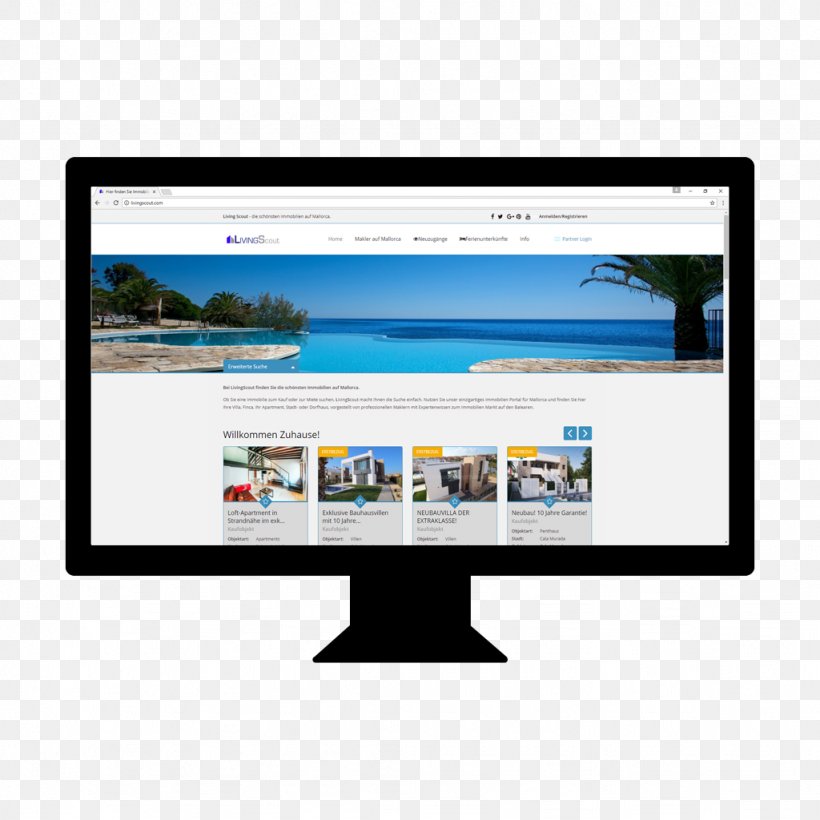 AdPalma New Media Made In Palma De Mallorca Computer Monitors Web Design Maecenas Blandit, PNG, 1024x1024px, Computer Monitors, Blandit, Brand, Computer Monitor, Display Advertising Download Free
