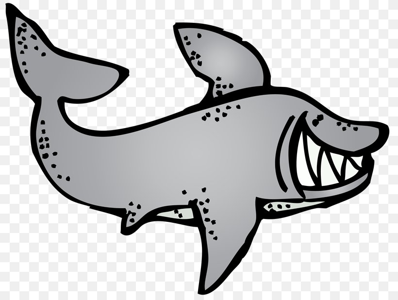 Great White Shark Clip Art Openclipart Illustration, PNG, 800x618px, Shark, Animal, Animal Figure, Artwork, Black Download Free