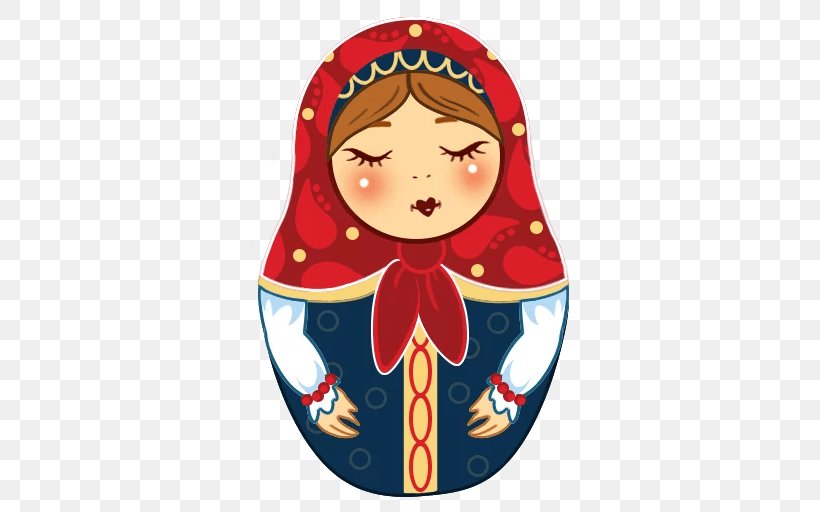 Matryoshka Doll Матрёна Sticker, PNG, 512x512px, Matryoshka Doll, Caricature, Cartoon, Christmas, Christmas Ornament Download Free