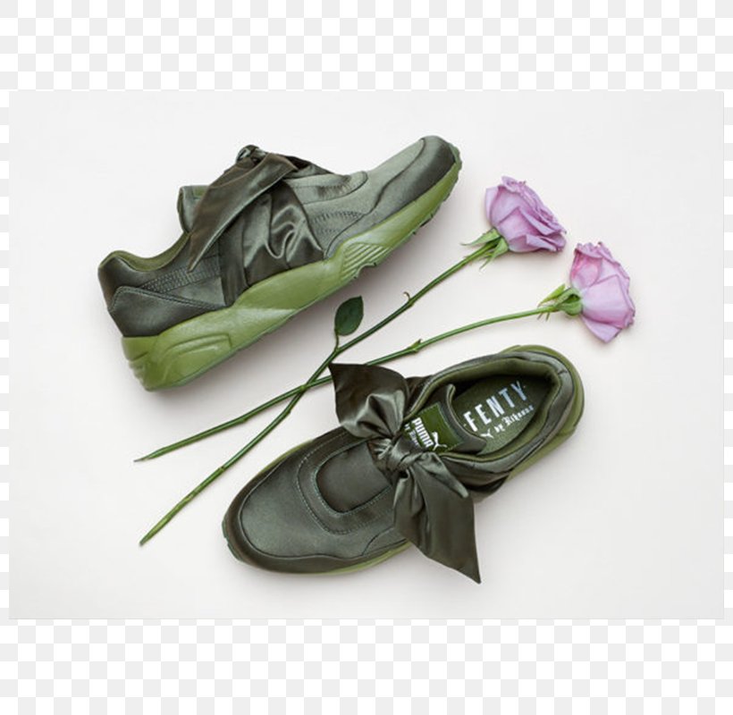 Puma Sneakers Fenty Beauty Shoe Slide, PNG, 800x800px, Watercolor, Cartoon, Flower, Frame, Heart Download Free