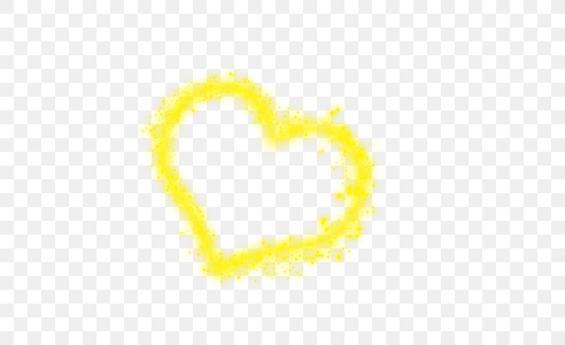 Yellow Font, PNG, 500x500px, Yellow, Heart, Point, Symbol, Text Download Free