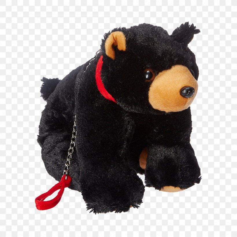 American Black Bear Stuffed Animals & Cuddly Toys Plush Leash, PNG, 1000x1000px, Bear, American Black Bear, Chain, Fur, Leash Download Free