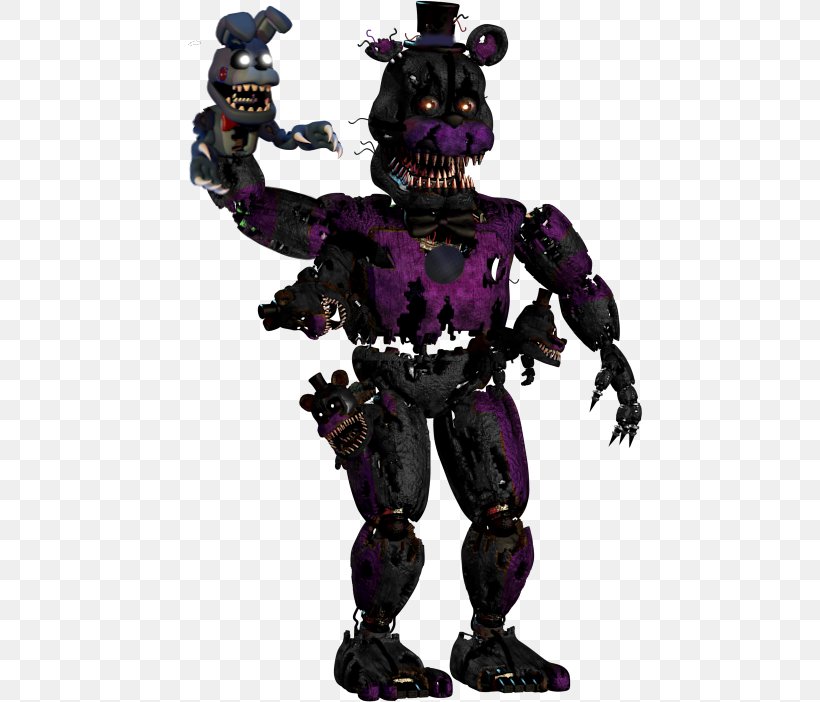 Five Nights At Freddy's 4 Five Nights At Freddy's 2 Freddy Fazbear's Pizzeria Simulator Five Nights At Freddy's 3, PNG, 467x702px, Fnaf World, Action Figure, Action Toy Figures, Animatronics, Costume Download Free