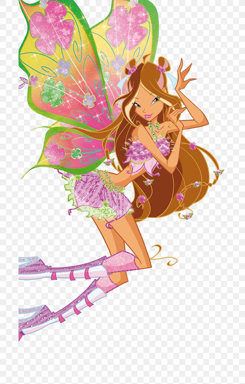 Flora Tecna Musa Winx Club: Believix In You, PNG, 695x1284px, Watercolor, Cartoon, Flower, Frame, Heart Download Free