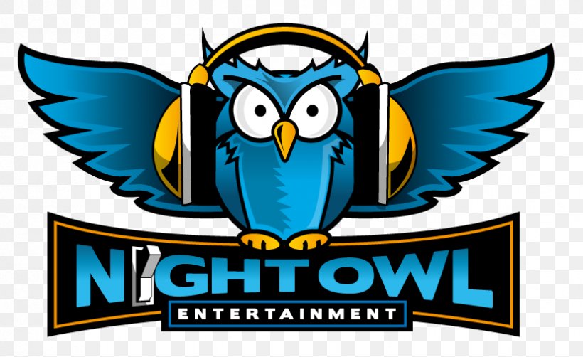 Night Owl Entertainment Logo Illustration Graphic Design, PNG, 826x506px, Owl, Artwork, Beak, Bird, Bird Of Prey Download Free