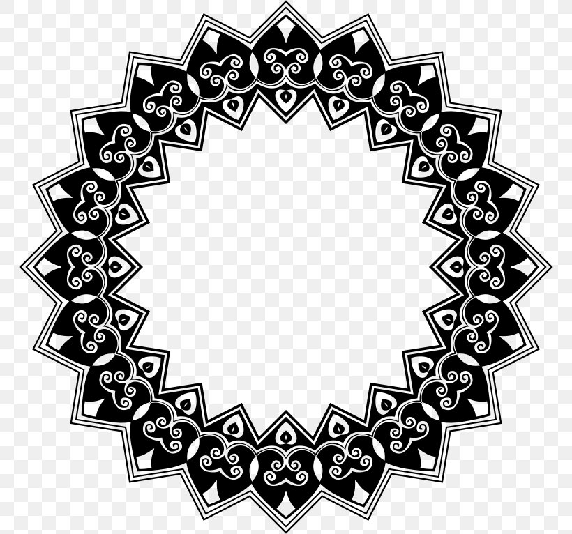 Picture Frames Black And White Clip Art, PNG, 766x766px, Picture Frames, Art, Black And White, Decorative Arts, Monochrome Download Free