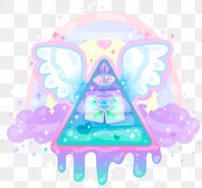 Pastel - T-shirt Illuminati Kavaii DeviantArt Third Eye PNG