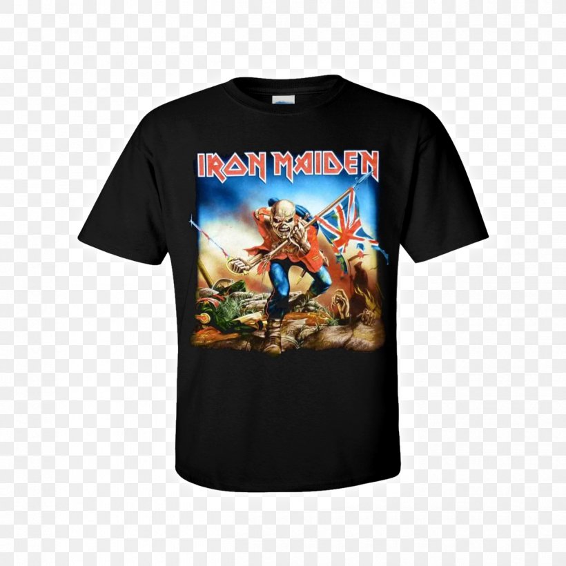 T-shirt Iron Maiden The Trooper (Live Long Beach Arena), PNG, 1250x1250px, Tshirt, Bob Sawyer, Brand, Clothing, Fashion Download Free