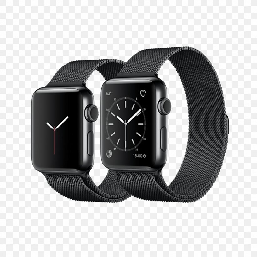 Apple Watch Series 2 Apple Watch Series 3 Apple 42mm Milanese Loop Watch Strap Space Black MLJH2AM/A Stainless Steel, PNG, 1024x1024px, Apple Watch Series 2, Apple, Apple Watch, Apple Watch Series 1, Apple Watch Series 3 Download Free