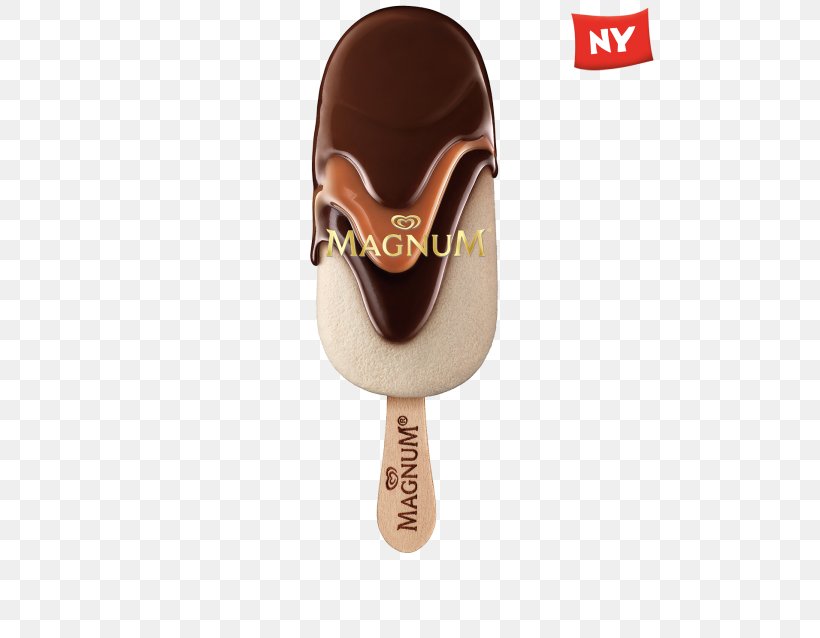 Ice Cream Gelato Praline Magnum, PNG, 500x638px, Ice Cream, Brittle, Brown, Caramel, Chocolate Download Free