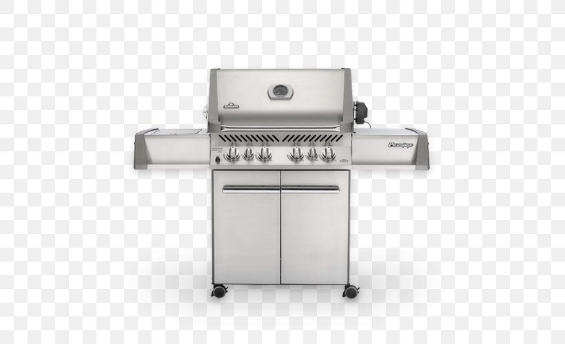 Barbecue Napoleon Grills Prestige 500 Grilling Cooking Smoking, PNG, 500x500px, Barbecue, Brenner, British Thermal Unit, Cooking, Cooking Ranges Download Free