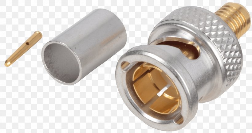 BNC Connector Crimp RG-59 Electrical Connector Radio Frequency, PNG, 1560x827px, Bnc Connector, Coaxial, Computer Hardware, Crimp, Electrical Connector Download Free