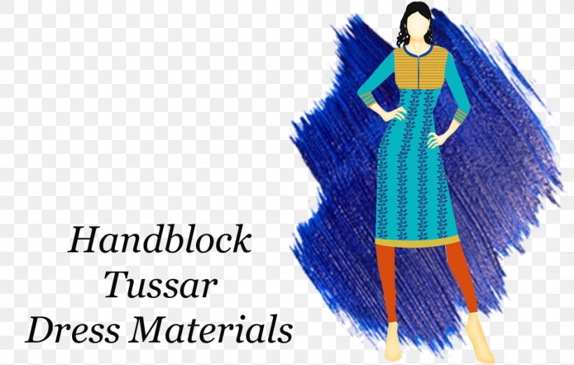 Clothing Handloom Saree Suit Tussar Silk, PNG, 940x599px, Clothing, Art, Blue, Costume Design, Dupatta Download Free