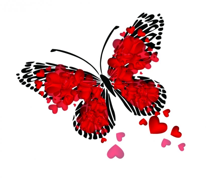 Desktop Wallpaper Clip Art, PNG, 1006x886px, Heart, Arthropod, Brush Footed Butterfly, Butterfly, Insect Download Free