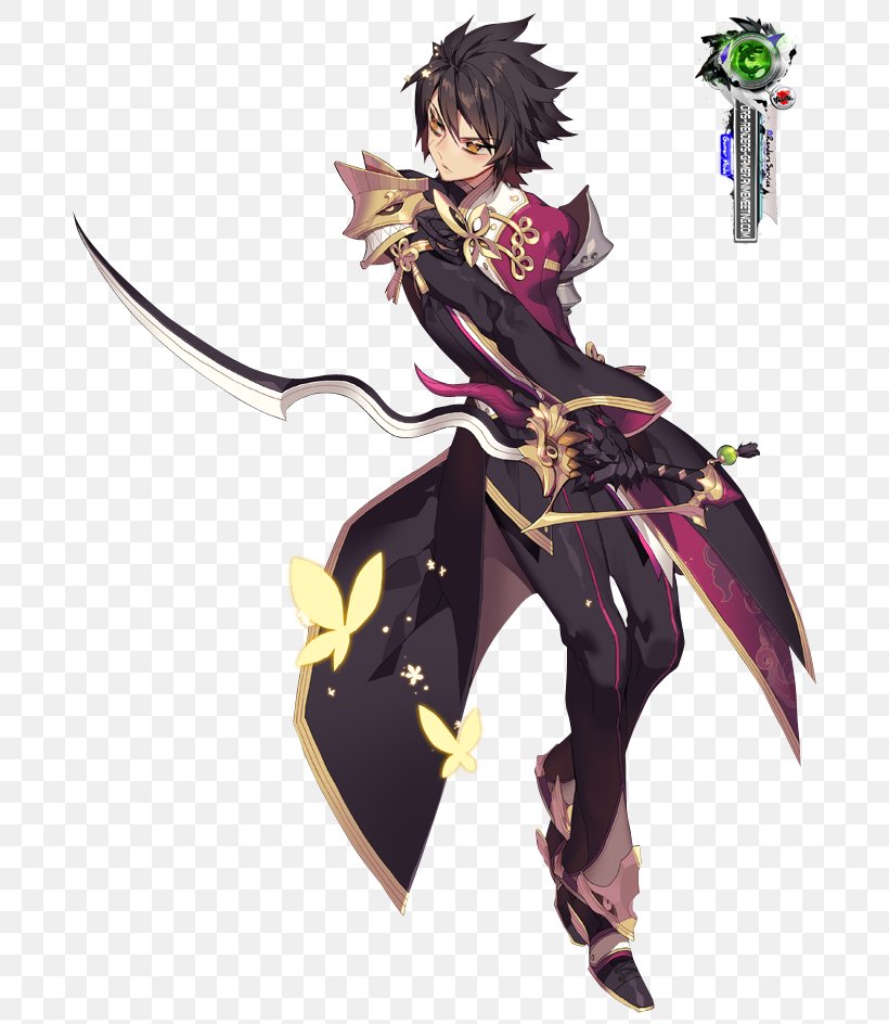 Elsword Concept Art Fan Art Internet Forum, PNG, 700x944px, Watercolor, Cartoon, Flower, Frame, Heart Download Free