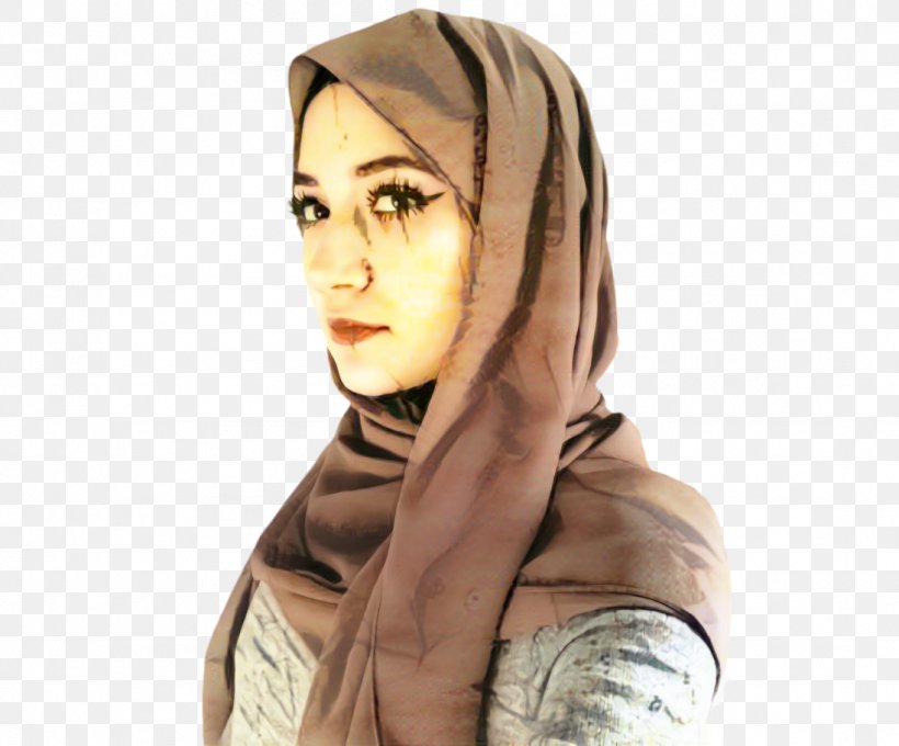 Headscarf Neck Hijab Bahan, PNG, 1097x910px, Scarf, Bahan, Beanie, Beige, Black Hair Download Free