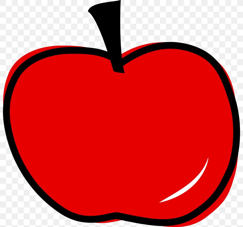 Apple Clip Art, PNG, 800x766px, Apple, Area, Drawing, Fruit, Heart Download Free