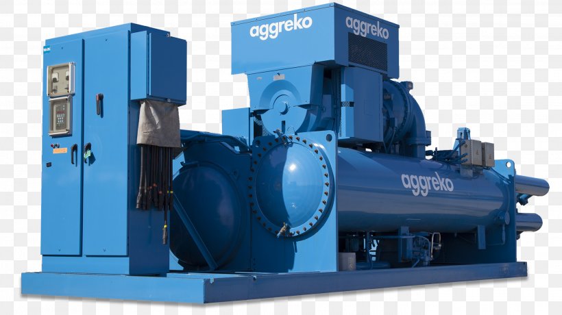 Water Chiller Electric Generator Aggreko Ton Of Refrigeration, PNG, 2688x1511px, Chiller, Aggreko, Air Cooling, Compressor, Cylinder Download Free