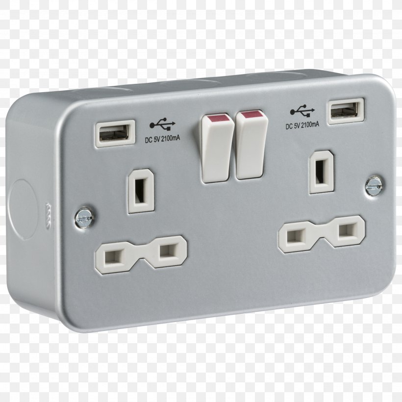 AC Power Plugs And Sockets Battery Charger Electrical Switches USB Network Socket, PNG, 2560x2560px, Ac Power Plugs And Sockets, Ac Power Plugs And Socket Outlets, Battery Charger, Computer Component, Dimmer Download Free