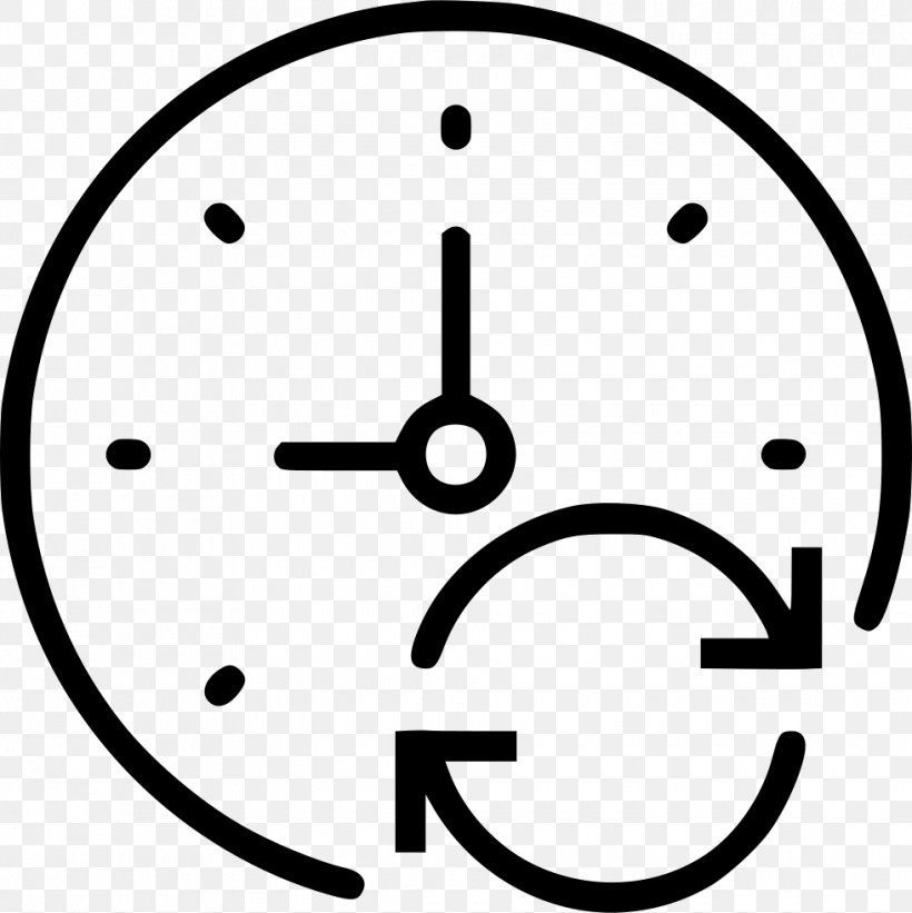 Alarm Clocks Business, PNG, 980x982px, Clock, Alarm Clocks, Area, Black And White, Business Download Free
