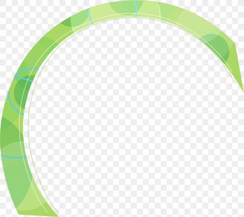 Green Circle Border, PNG, 2748x2440px, Yellow, Area, Grass, Green, Material Download Free