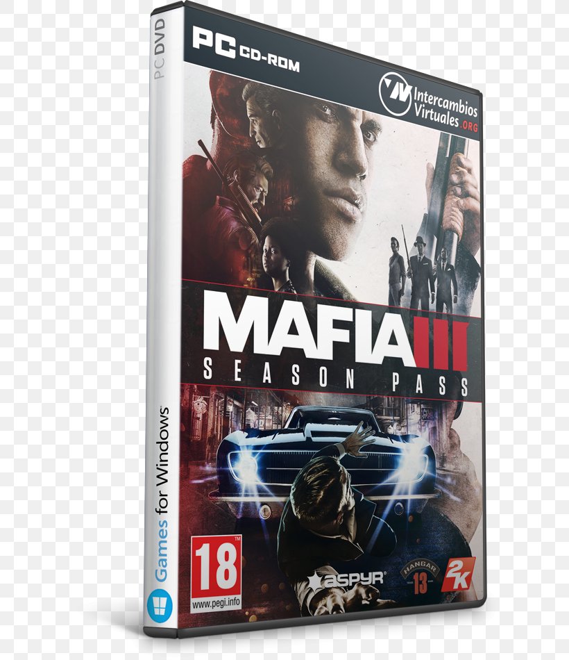 Mafia III PlayStation 2 PC Game Titanfall 2 Mass Effect: Andromeda, PNG, 620x950px, Mafia Iii, Action Film, Computer, Computer Software, Dvd Download Free