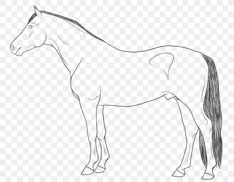 Mule Line Art Horse Stallion, PNG, 1024x798px, Mule, Animal Figure, Art, Artwork, Black And White Download Free
