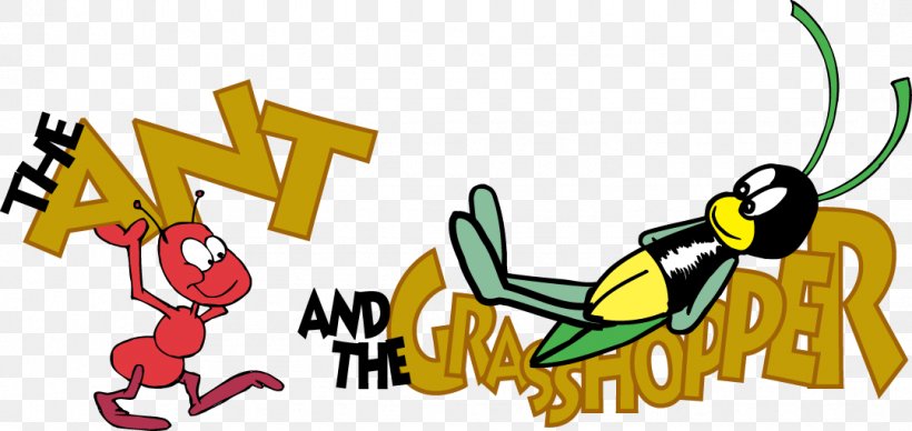 The Ant And The Grasshopper Aesop's Fables Clip Art, PNG, 1079x511px, Ant And The Grasshopper, Animal, Ant, Art, Artwork Download Free