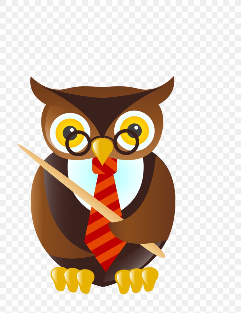 Owl Student Teacher Cartoon Clip Art, PNG, 1064x1382px, Owl, Animation, Beak, Bird, Bird Of Prey Download Free
