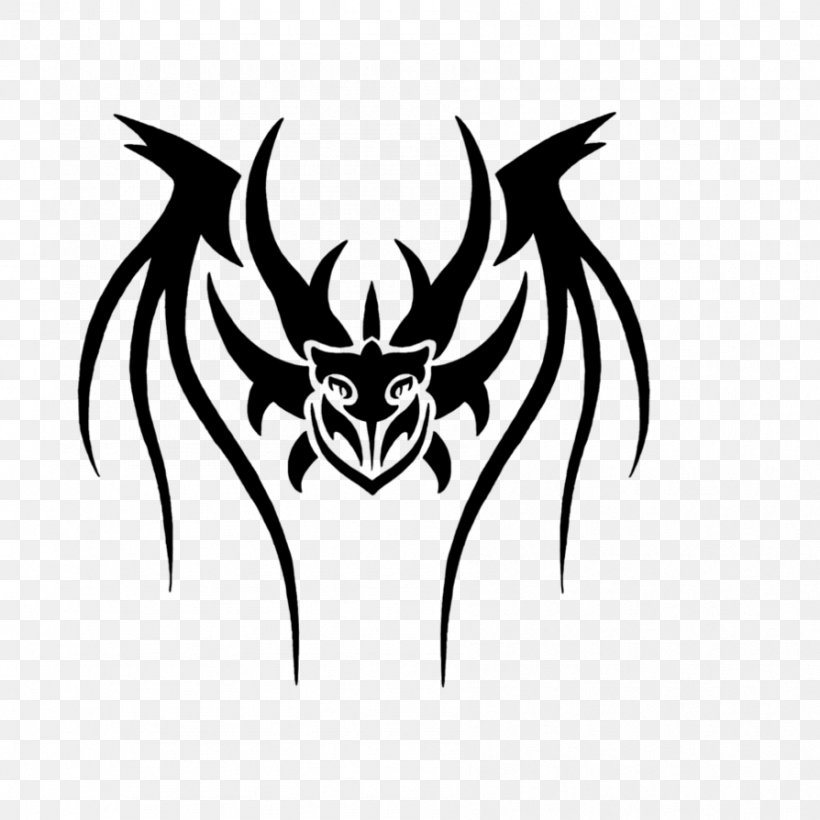 Demon Visual Arts Logo, PNG, 894x894px, Demon, Art, Bat, Black, Black And White Download Free