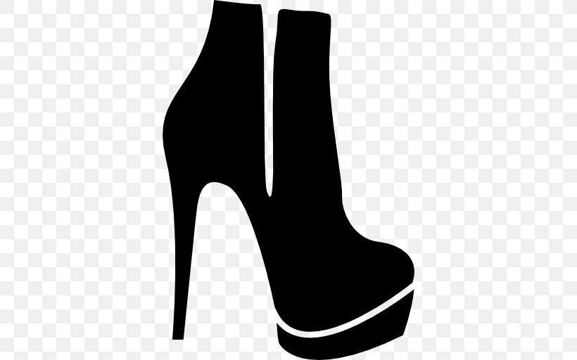 High-heeled Shoe Boot Absatz Zipper, PNG, 512x512px, Highheeled Shoe, Absatz, Black, Black And White, Boot Download Free