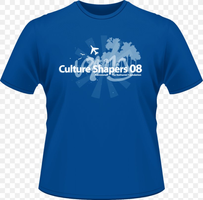 Printed T-shirt Sleeve Clothing, PNG, 850x838px, Tshirt, Active Shirt, Blue, Brand, Clothing Download Free