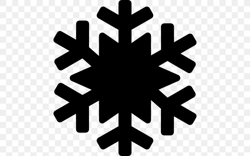 Snowflake Silhouette Clip Art, PNG, 512x512px, Snowflake, Black And White, Flat Design, Royaltyfree, Silhouette Download Free