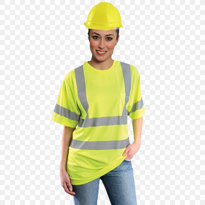 T-shirt Hard Hats High-visibility Clothing Sleeve, PNG, 900x900px, Tshirt, Clothing, Clothing Sizes, Collar, Gilets Download Free