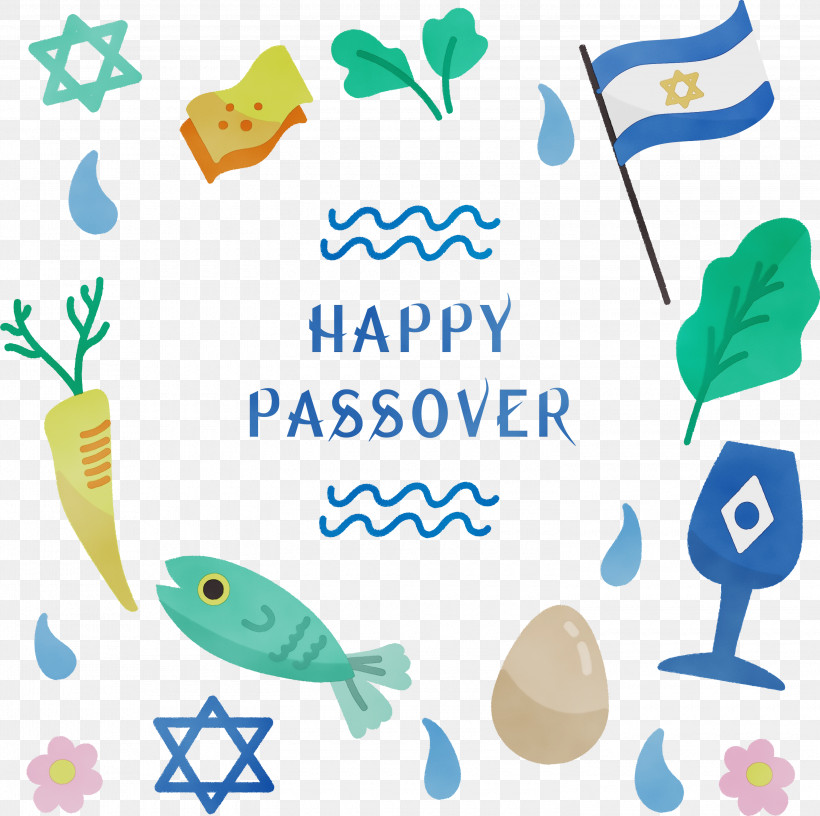 Animal Figure Child Art, PNG, 3000x2986px, Happy Passover, Animal Figure, Child Art, Paint, Watercolor Download Free