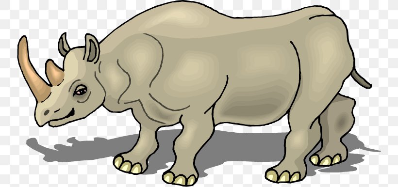 Rhinoceros Cattle Raster Graphics Horn Clip Art, PNG, 750x386px, Rhinoceros, Animal, Animal Figure, Artwork, Bitmap Download Free
