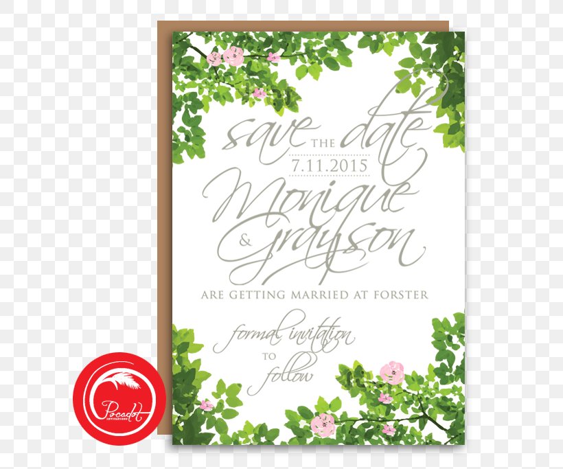 Wedding Invitation Floral Design Save The Date Engagement, PNG, 682x683px, Wedding Invitation, Branch, Calligraphy, Card Stock, Engagement Download Free
