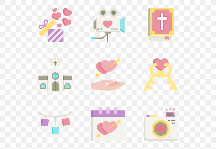 Wedding Pack, PNG, 600x564px, Flat Design, Art, Microsoft Word, Pink, Text Download Free