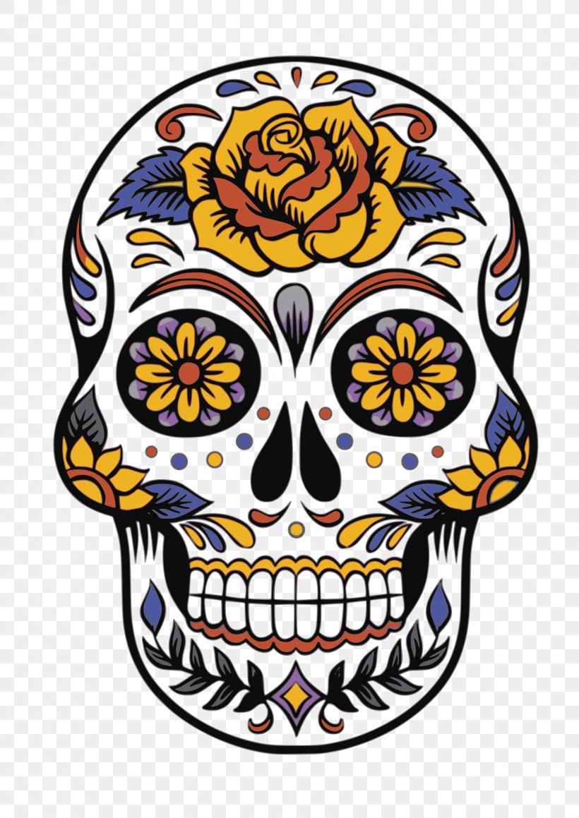 Calavera Day Of The Dead Death Party Halloween, PNG, 1697x2400px, Calavera, All Saints Day, All Souls Day, Altar, Bone Download Free