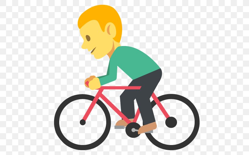 Guess The Emoji Cycling Cyclist Person, PNG, 512x512px, Guess The Emoji, Area, Attribution, Bicycle, Bicycle Accessory Download Free