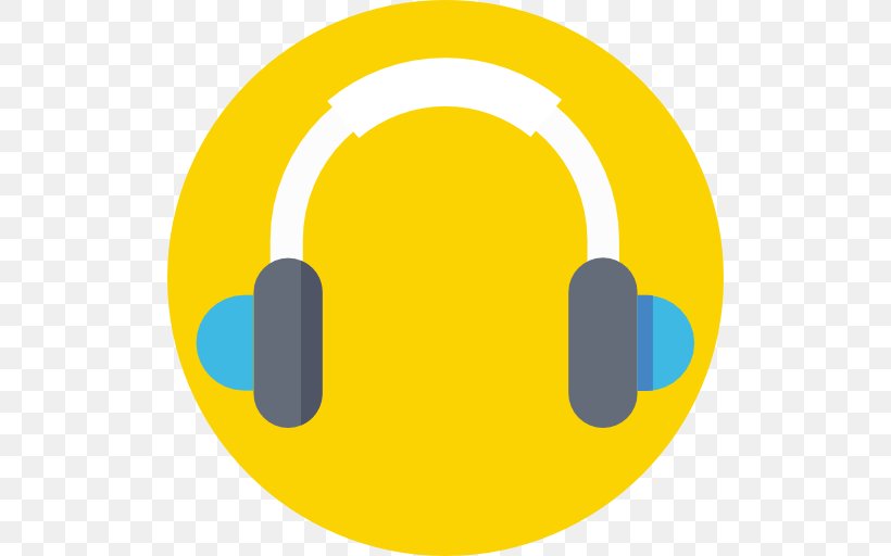 Headphones Clip Art, PNG, 512x512px, Headphones, Audio, Audio Equipment, Technology, Yellow Download Free