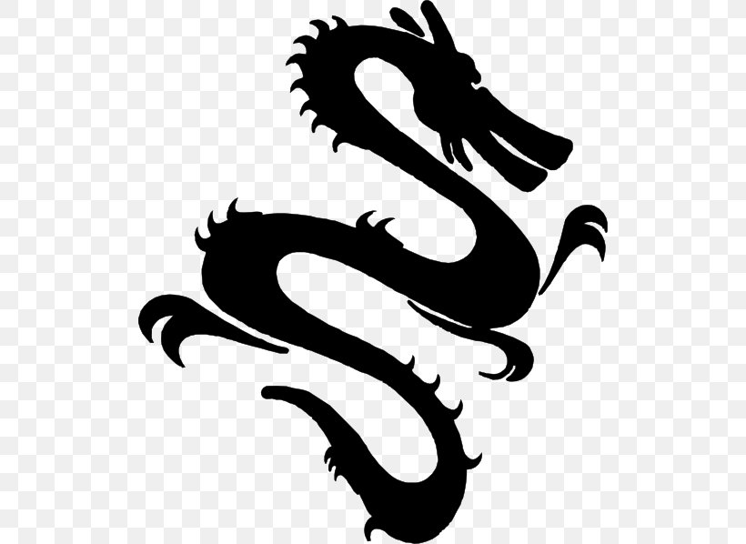 Chinese Dragon Clip Art, PNG, 516x598px, Chinese Dragon, Art, Black And White, Dragon, Fictional Character Download Free