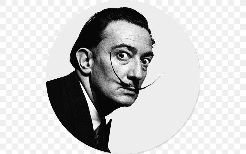 Salvador Dali The Persistence Of Memory Artist Figueres Surrealism, PNG, 514x515px, Salvador Dali, Art, Artist, Black And White, Chin Download Free
