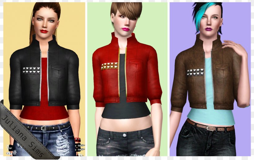 The Sims 3 MySims The Sims 4 Jacket, PNG, 1600x1007px, Sims 3, Abdomen, Clothing, Fashion, Female Download Free
