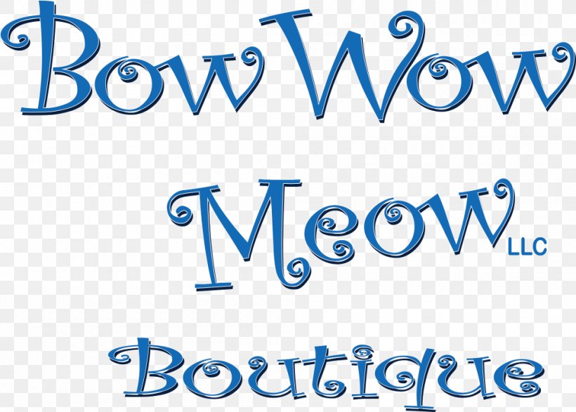 BowWow Meow Boutique Pet Popular Cat Names, PNG, 1000x717px, Meow, Area, Blue, Bow Wow, Brand Download Free